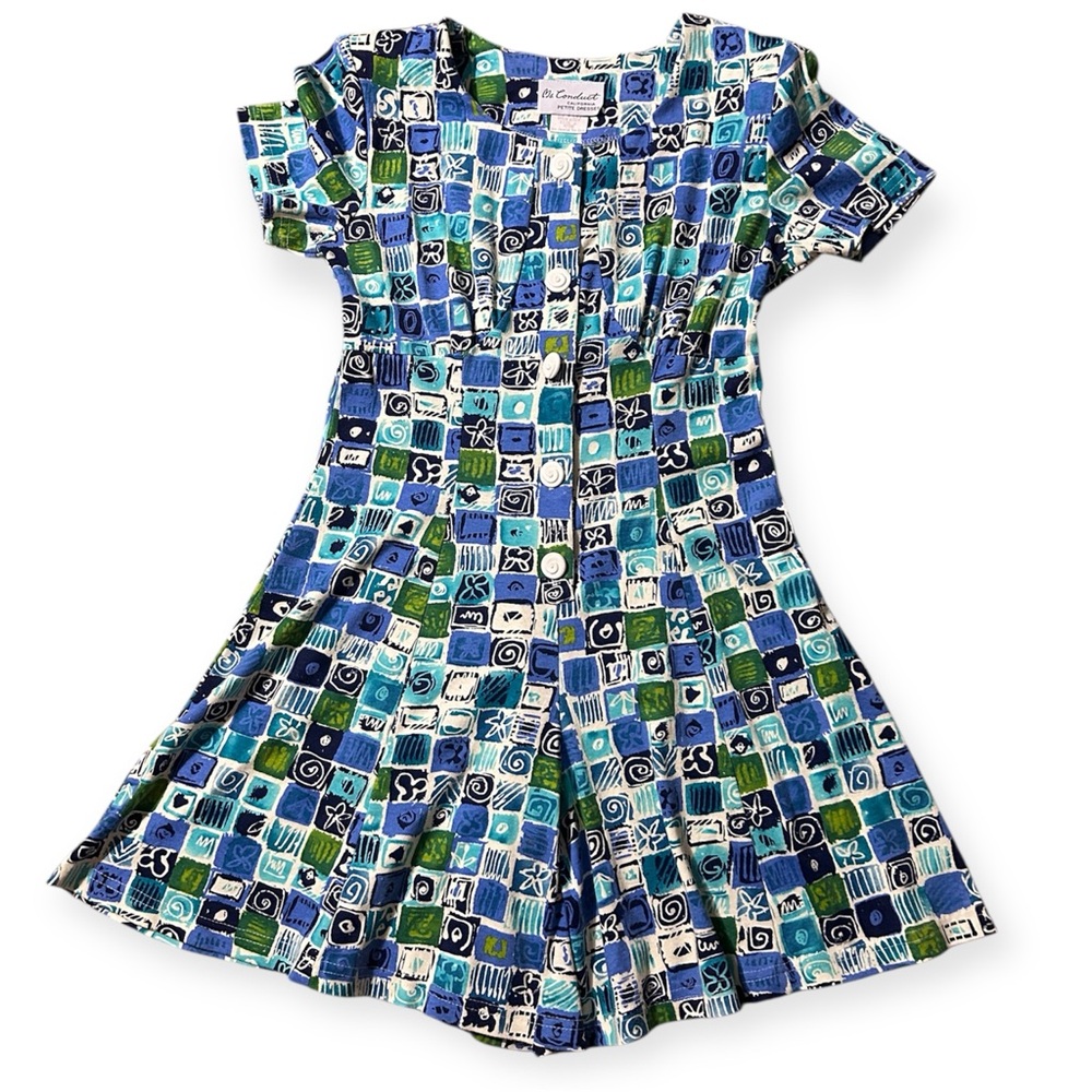 Vintage Multicolor Short Sleeve Romper 6